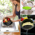 2 Pcs Silicone Clip on Strainer, Fits All Pots and Bowls for Pasta, Meat, Vegetables, and Fruit