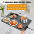 5 6 Setting Electric Warming Tray, Rollable Food Warming Mat with Temperature Timer Warming Tray Food Warmer Versatile