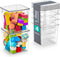 Sorbus Small Clear Plastic Storage Bins with Lids, Stackable Storage Bins for Clothes, Medicine, Bathroom, 4 Pack