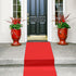Shappy Red Carpet Runner Rug with 1 Piece Carpet Tape for Wedding, Christmas, Thanksgiving, 2.6 x 16.4 Feet