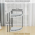 Counter 2 (White-2 Corner Bathroom Organizer, Tier Wood Vanity Storage, Waterproof Skincare Shelf for Kitchen