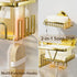 3 Pack KEGII Suction Cup Shower Caddy Suction Cup Shelf with Soap Holder & Hooks, Rustproof Stainless Steel Shower