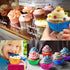 Foil Cupcake Liners, Standard Size Rainbow Baking Cups, 500 Pieces for Weddings, Birthdays, Baby Showers
