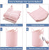 15x20 Inches, 60L Large Pink Laundry Basket Woven Rope Hamper for Baby Girls and Kids, Tall Nursery Storage Bin, Kawaii