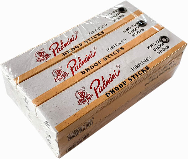 Dhoop Sticks - 120 Total Sticks, 12 Boxes of 10 Sticks Each - 5" King