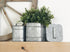 Deco 79 Decorative Canisters Set of 2, 8" & 7"H, Silver Metal Decorative Containers Keepsake Boxes