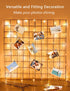 50 17ft 8 LECLSTAR LED Photo Clips String Lights, with Remote - Modes Fairy Lights to Clip on Pictures, Photos, Cards