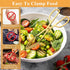 2 Pack Gold Salad Tongs, 10 Inch Stainless Steel Kitchen Tongs for Serving Food, Buffet Catering