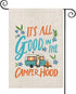 ZJXHPO Camper Decor - Travel Trailers Outside Decor, It’s All Good In The Camper Hood Flag for Campsite RV Sign