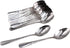 Pack of 15 Stainless Steel Extra-Fine Teaspoons, 6.7 Inches, Hard to Bend, Silver