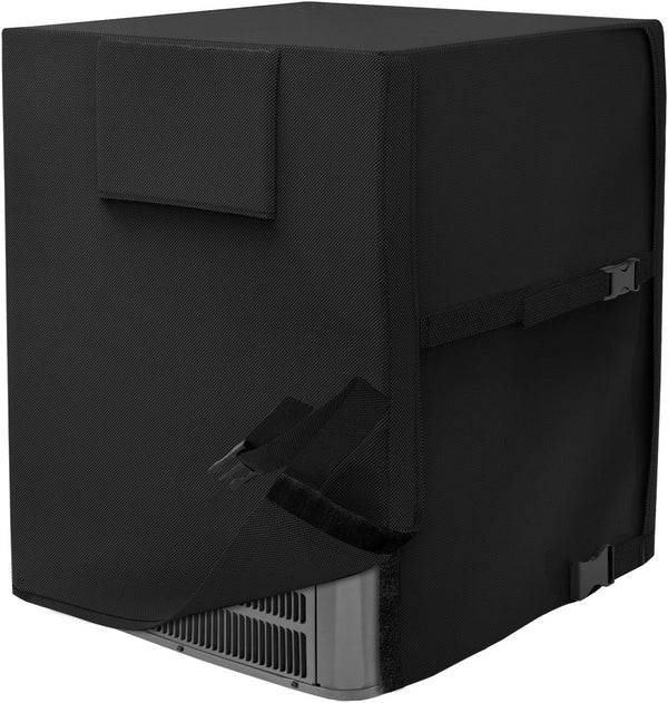 AKEfit Air Conditioner Cover for Outside, Heavy Duty Waterproof AC Defender, Durable Oxford Fabric, Black