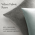 24x24 Inch Set 2 MIULEE Euro Sham Velvet Pillow Covers, of Large Square Decorative Pillows -Grey Super Soft for King