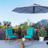 42x21x4 Inch Outdoor Chair Cushion, Patio Cushions for Dining/Rocking Chairs, High Back Soft Seat Pad with Ties, Indoor