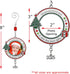 Grandchildren Photo Christmas Ornament - Dated 2025 Charm - Red White Green Enameled Jeweled Accents for Grandparents