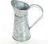 Hosley 9.25 Inch High Galvanized Decorative Pitcher - Ideal for Floral Arrangements, Home Wedding Decor