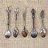 Vintage Style Dessert Spoons - Awakingdemi Metal Carved Fruit Spoons for Kitchen Dining Bar, 6pcs/set