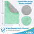 24 Pack 6.3" x10.4" AIDEA Kitchen Towels, Absorbent Coral Fleece Dish Towels, No Odor Reusable Dish Cloths, Microfiber