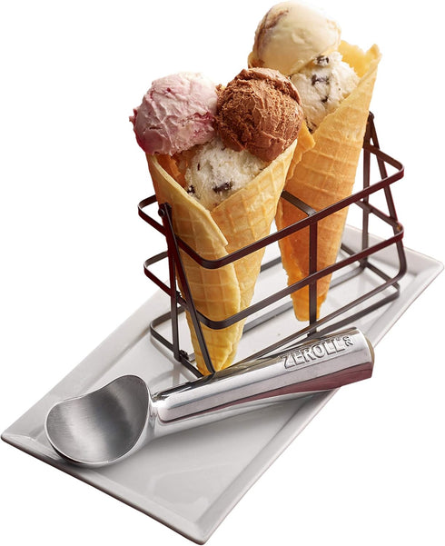 20, 1020 40 2-Ounce Zeroll, Size in Silver Original Ice Cream Unique Liquid Filled Heat Conductive Handle Simple One