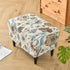 Bottom(06, KRFOONN Ottoman Slipcovers Stretch Rectangle Footrest Stool Covers Printed Ottoman Cover for Foot Stool