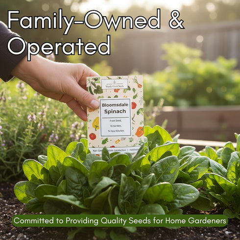 Bloomsdale Long Standing Spinach Seeds for Planting Heirloom Spinach Seeds for Home Gardens, Tender Baby Spinach