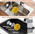MAISEEN Mommy (1-Pack Smiley face sponge holder, kitchen Sink Caddy Organizer with Suction cup,Made of rust-proof
