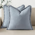 Woaboy Decorative Linen Fringe Throw Pillow Covers Boho Farmhouse Soft Cushion Covers