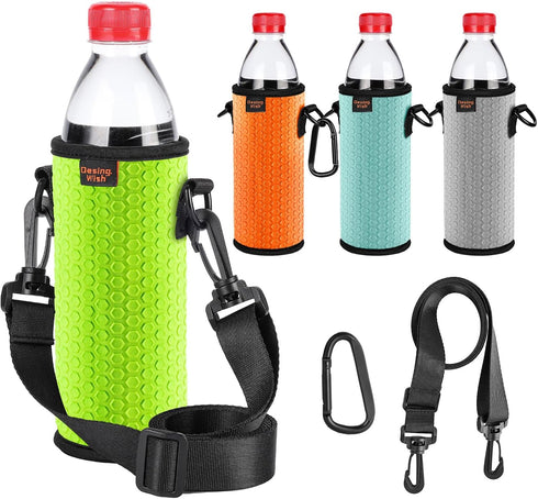 Desing Wish Portable 16.9 oz Plastic Bottles Insulators Sleeves 16 17 18