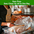 Regency Wraps Turkey Roasting Bags with Twist Ties, Oven Safe for Cooking Turkey, Poultry, or Meat, 20" x 24" (2 pack)