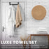 KAHAF COLLECTION 6-Pack 100% 27 inchesx54 inches) Bath Towels - Lightweight - Extra Absorbent - Cotton - Shower towels