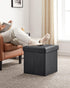 15 Inches 660 lb, ULSF101 SONGMICS MAZIE Collection - Ottoman with Storage, Footstool, Storage Ottoman, Load for Dorm