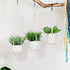 3 Pack 3 35"/29"/23" YIBOT Macrame Plant Hanger Indoor Hanging Planter for Plants Holder with Hooks, Size No Tassels