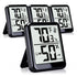 4-Pack Room Thermometer Indoor Hygrometer, Small Digital Temperature and Humidity Monitor Sensor,