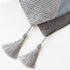 HeMiaor 33x180cm Diamante Strip and Tassels Table Runner with Sequin for Spring Wedding, Birthday, Baby Shower