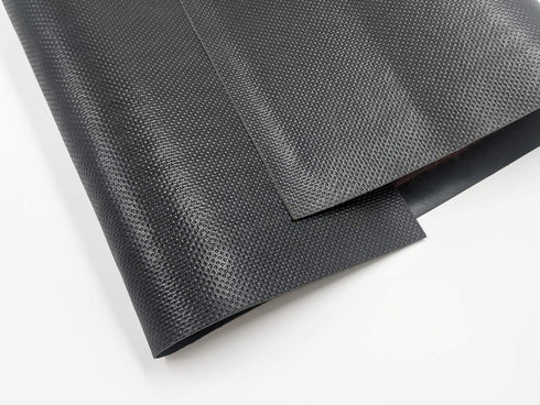 LAMINET WeatherProof Heavy Duty Rug 17"x26" Black Easy Clean Indoor/Outdoor Non-Slip Water Absorbing Mat