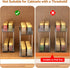 DABIGE 3 Pack 2 Need:12'' 11'' 5'' Pull Out Spice Rack Organizer for Cabinet, Tier Slide Out Spice Racks Organizer