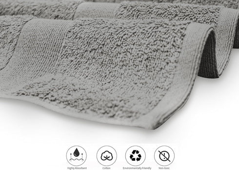 8 Set, 2 2 4 Softolle Luxury Piece Towel Bath Towels Hand Towels Washcloths, Towels for Bathroom, Home, Spa & Gym