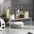 Medium(13 9.4 inch)White Set 6, Counter x Cabinet Storage Shelf Rack of Rustproof Metal Wire Kitchen Organizers