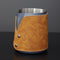 Handleless Milk Frothing Pitcher, 450ml/15oz 304 Stainless Steel Espresso Steaming Jug, Milk Frother Cup, Blue
