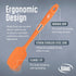 Kaluns Silicone Spatula Set, 4 Rubber Spatulas 600°F Heat Resistant, Nonstick Seamless Design with Stainless Steel