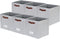 DECOMOMO Storage Bins, Cube Storage Bin with Label Holders, Fabric Storage Cubes for Organizing