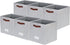 DECOMOMO Storage Bins, Cube Storage Bin with Label Holders, Fabric Storage Cubes for Organizing