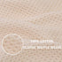 Homaxy 100% Cotton Waffle Weave Kitchen Dish Cloths, 6-Pack, Ultra Soft Absorbent Quick Drying, 12 x 12 Inches, Beige