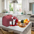 Stand Mixer Dust Cover with 3 Pockets - Compatible with KitchenAid Tilt Head, Easy Cleaning, Ironable (Red Wine)