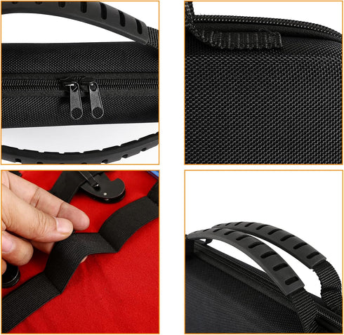 Knife Display Case for 62 Pocket Knives, Folding Knife Storage Carrier, Butterfly Knife Collection Pouch for Outdoor EDC
