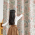 84 Inch Set 2 Vangao Pink Nursery Curtains for Girls Room Floral Blackout Curtains Length Farmhouse Drapes for Bedroom