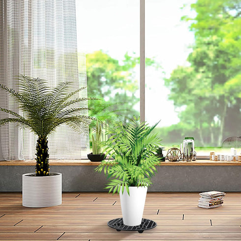 OBANGONG 6 8 Inch Pcs Plant Level Pot Elevator Heavy Duty Plant Stands Plant Risers for Pots Indoor Outdoor Level Pot