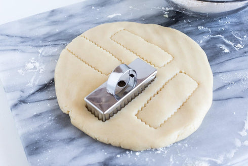 Fox Run 3-Inch Shortbread Cookie Cutter, Stainless Steel