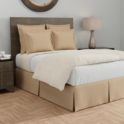 Bed Maker's Levinsohn FRE23602MOCH10 Soft Microfiber Luxury Hotel Pillow Shams (2 Pack), Mocha, Standard/Queen