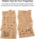 Outus 36 Pieces Recipe Card Dividers Tabs: 24 Labelled and 12 Blank Tabs with 60 Adhesive Labels for 4 x 6 Inch Cards.
