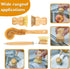 Bamboo Dish Brushes Sets, 4 Tools in One Kitchen Clean Dish Scrubber for Pots, Pans, Bottles with Natural Bristles